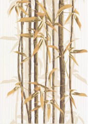 декор ретро бамбук 2 коричневый 25х35